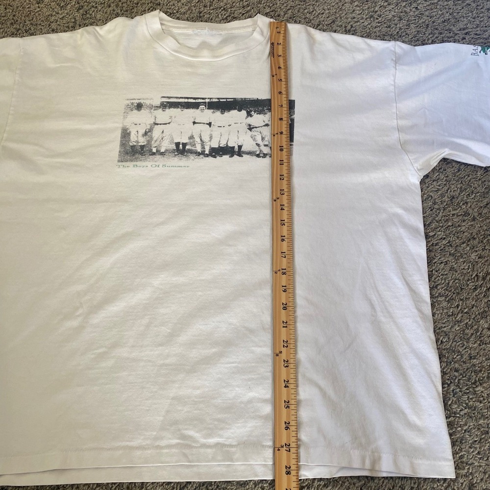 Vintage Baseball The Boys of Summer 1935 T-Shirt The Great American Pastime - Picture 6 of 7
